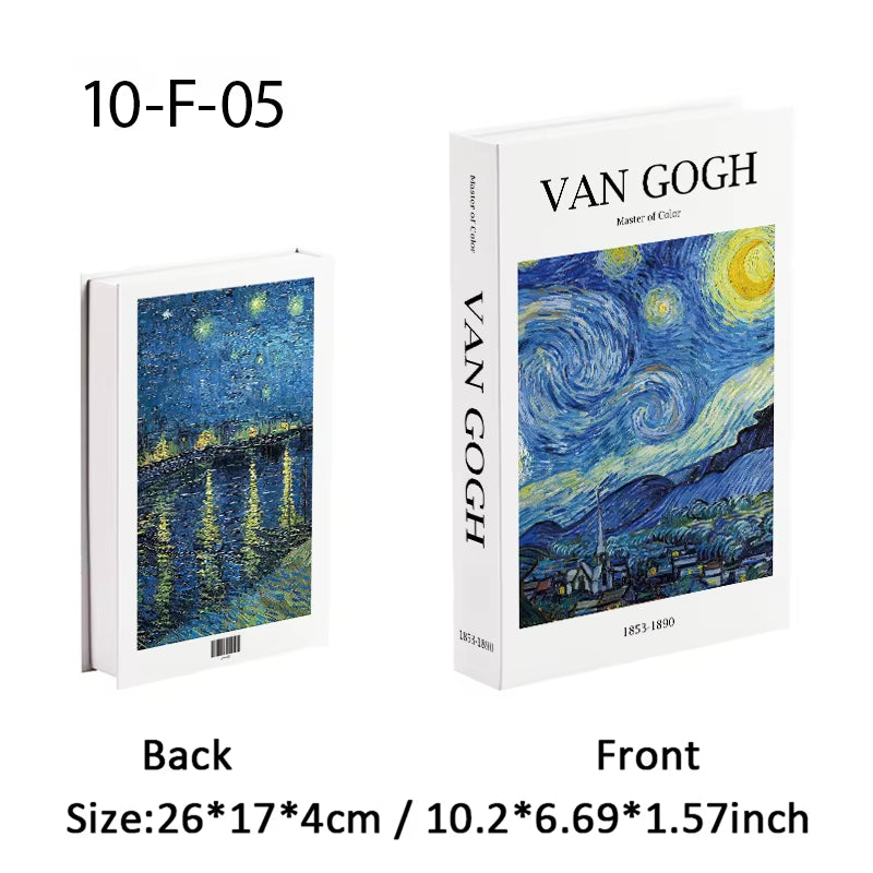 Luxury Fashion Fake Books Nooks Decorative Matisse Coffee Table Decoration Storage Box Bookshelf Bedroom Aesthetic Home Decor