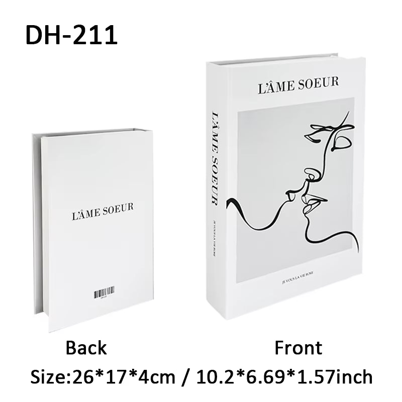 Luxury Fashion Fake Books Nooks Decorative Matisse Coffee Table Decoration Storage Box Bookshelf Bedroom Aesthetic Home Decor