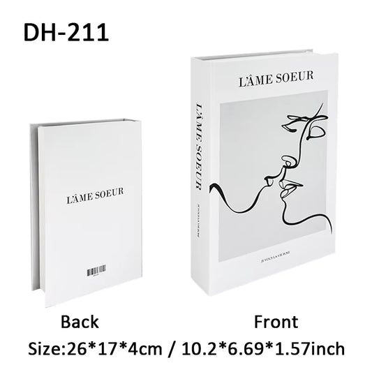 Luxury Fashion Fake Books Nooks Decorative Matisse Coffee Table Decoration Storage Box Bookshelf Bedroom Aesthetic Home Decor
