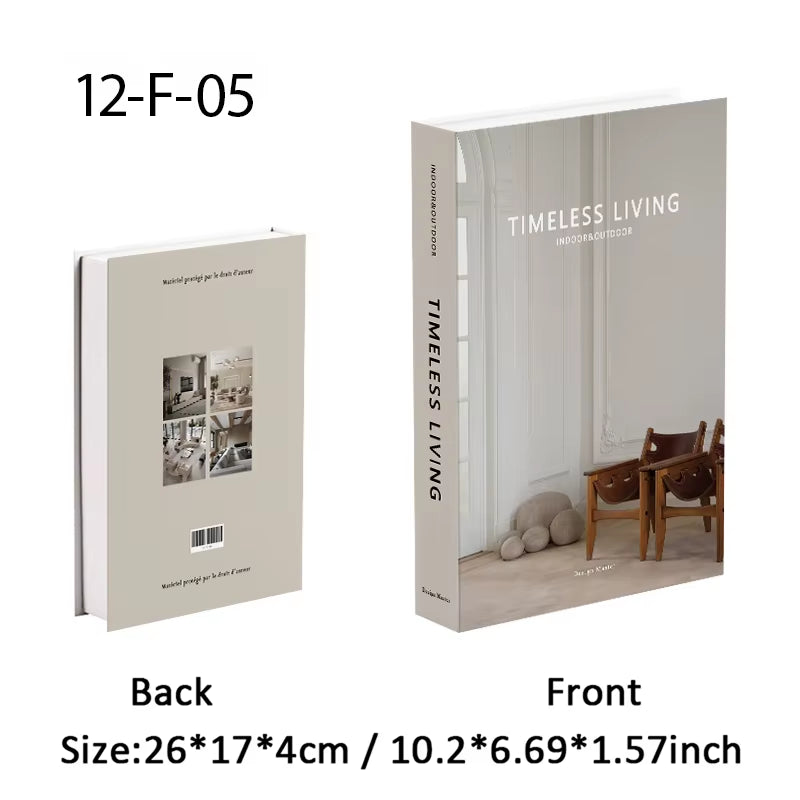 Luxury Fashion Fake Books Nooks Decorative Matisse Coffee Table Decoration Storage Box Bookshelf Bedroom Aesthetic Home Decor
