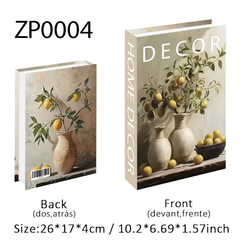Luxury Fashion Fake Books Nooks Decorative Matisse Coffee Table Decoration Storage Box Bookshelf Bedroom Aesthetic Home Decor