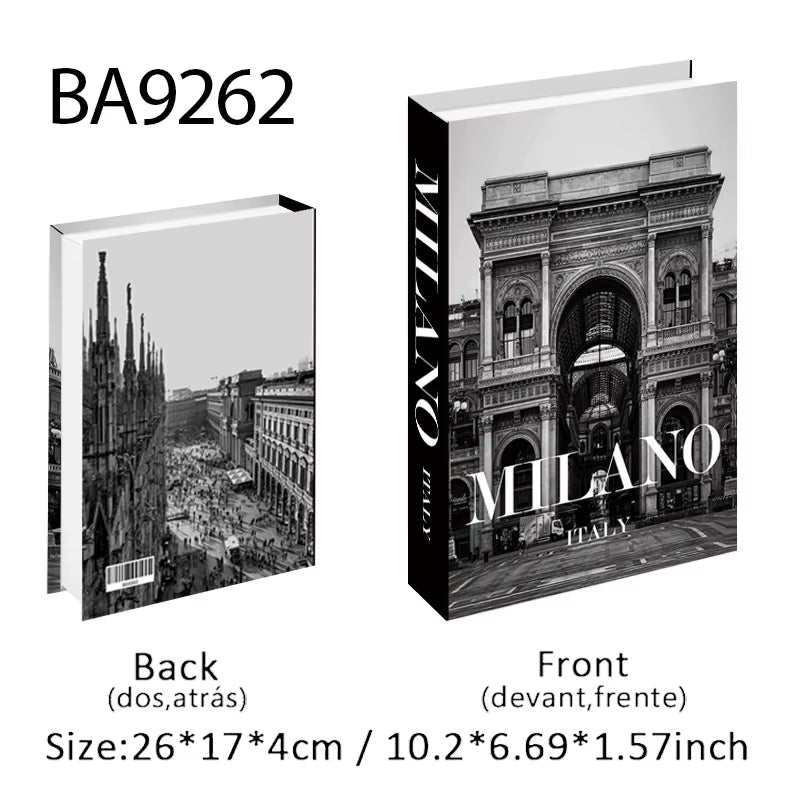 Luxury Fashion Fake Books Nooks Decorative Matisse Coffee Table Decoration Storage Box Bookshelf Bedroom Aesthetic Home Decor