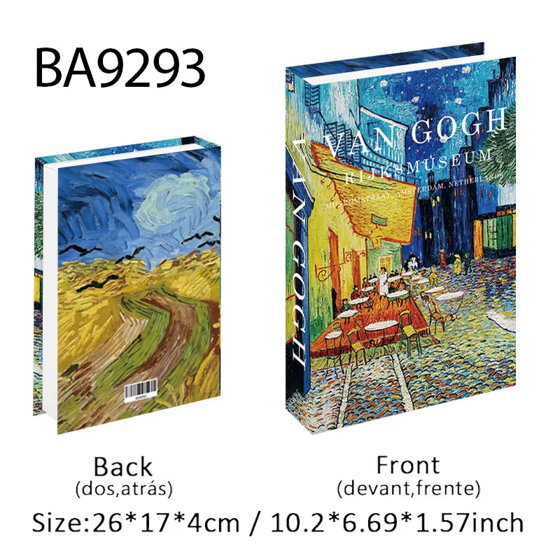 Luxury Fashion Fake Books Nooks Decorative Matisse Coffee Table Decoration Storage Box Bookshelf Bedroom Aesthetic Home Decor