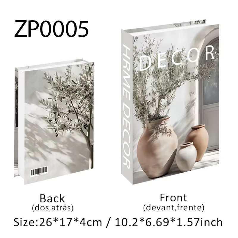 Luxury Fashion Fake Books Nooks Decorative Matisse Coffee Table Decoration Storage Box Bookshelf Bedroom Aesthetic Home Decor