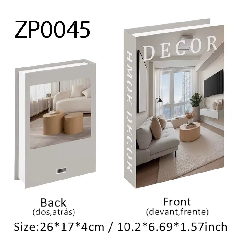 Luxury Fashion Fake Books Nooks Decorative Matisse Coffee Table Decoration Storage Box Bookshelf Bedroom Aesthetic Home Decor