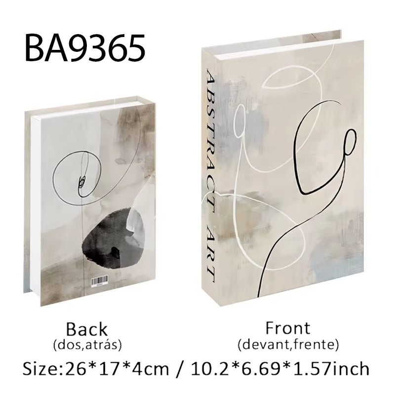 Luxury Fashion Fake Books Nooks Decorative Matisse Coffee Table Decoration Storage Box Bookshelf Bedroom Aesthetic Home Decor